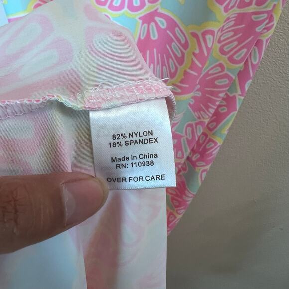 Women's Shellicious Seaside Ridge Pink Blue Beachy Maxi Dress M Barbiecore $116 - Picture 4 of 7